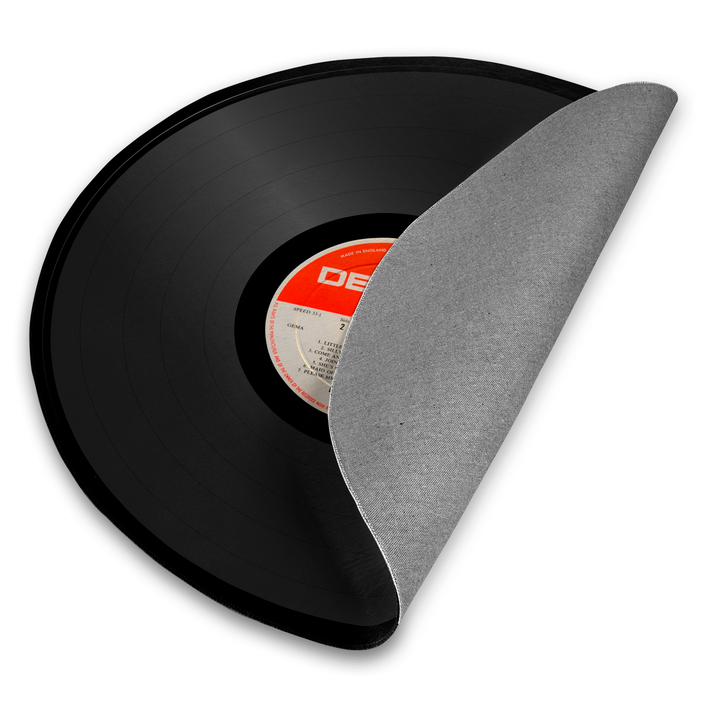 Area Rug Vinyl - David Bowie Deram AOP with Area Rug round