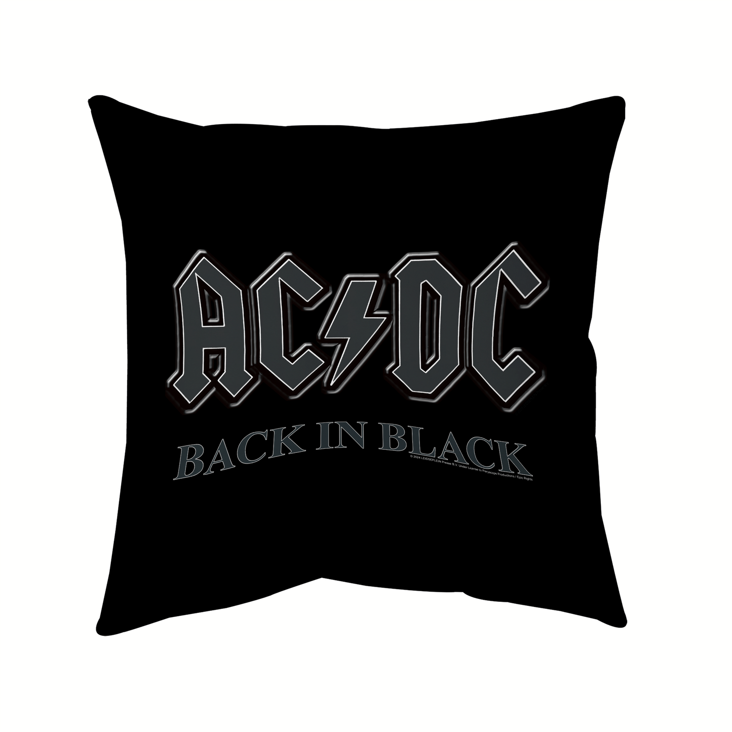 ACDC Back in Black Pillow