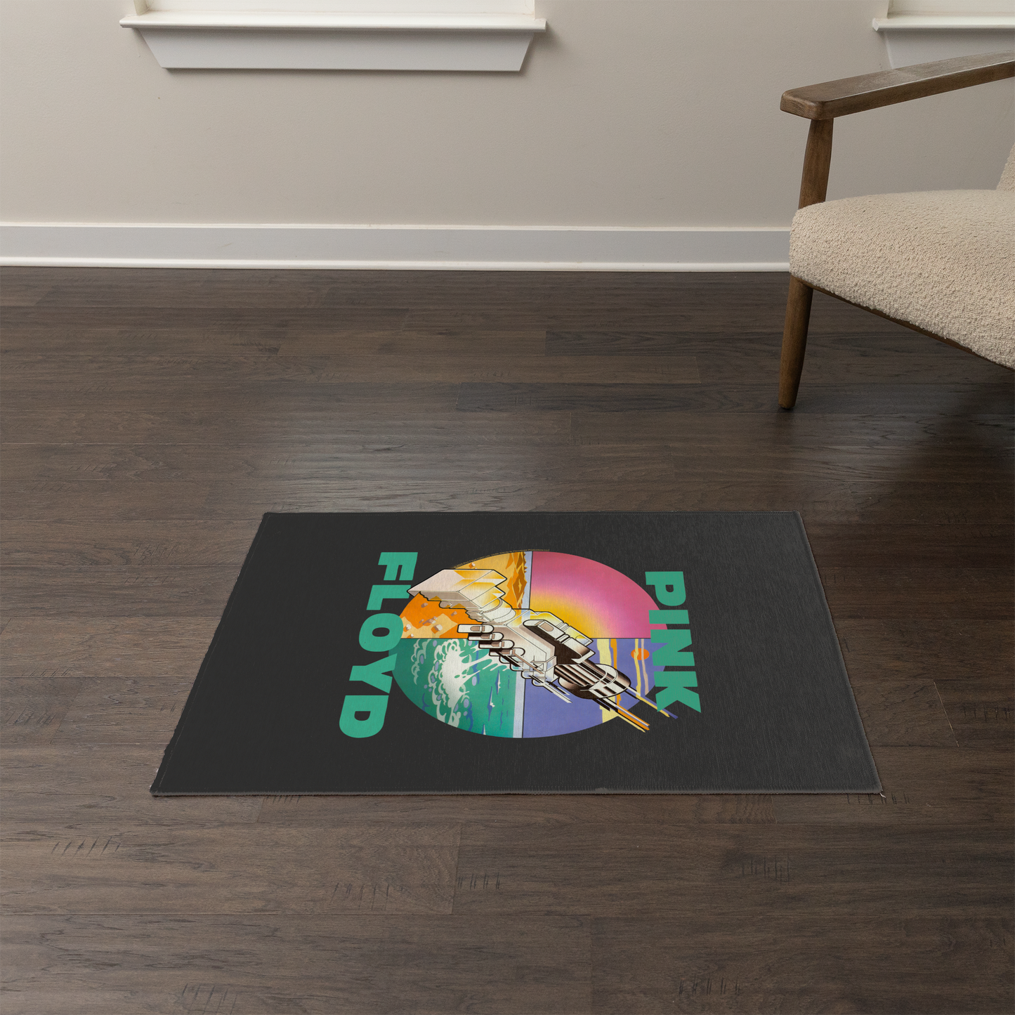 Pink Floyd Wish You Were Here Area Rug