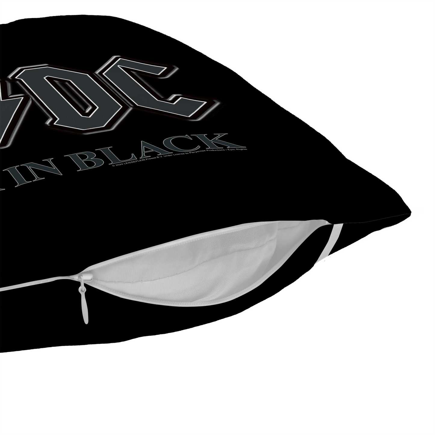 ACDC Back in Black Pillow