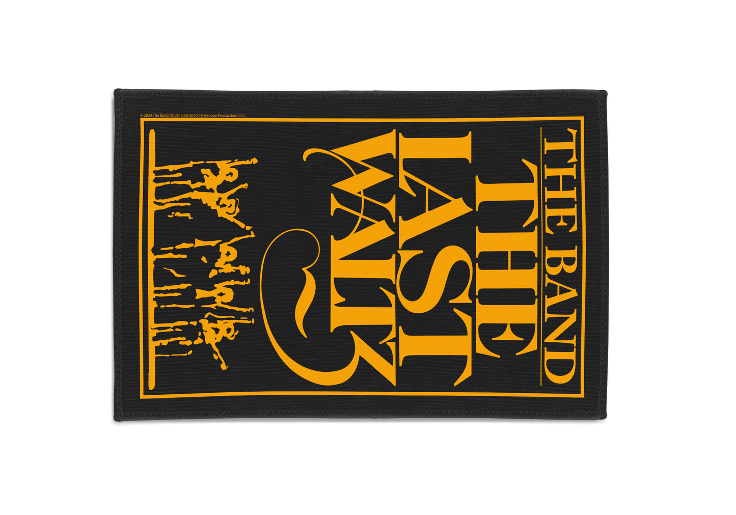 The Band The Last Waltz Yellow Print with Area Rug rectangular