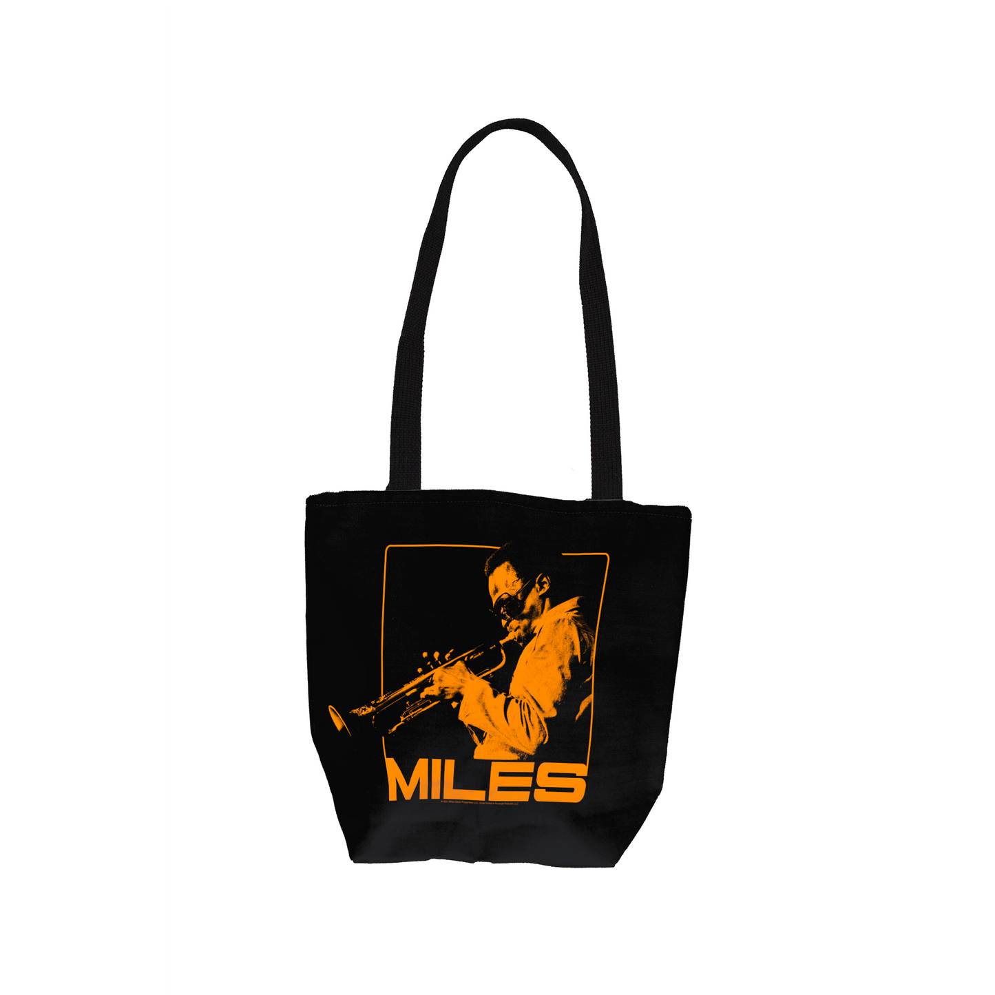 Miles Davis Orange Square and Miles Davis Orange Square with Tote Bag