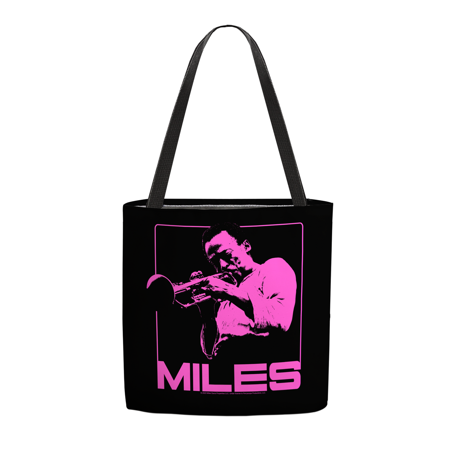 Miles Davis Pink Square and Miles Davis Pink Square with Tote Bag