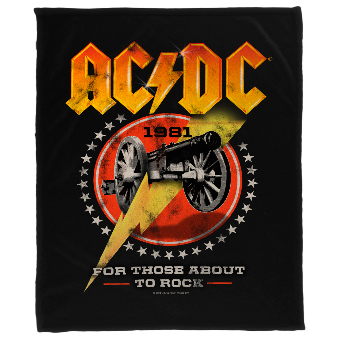 ACDC For Those About To Rock 1981 Fleece Blanket