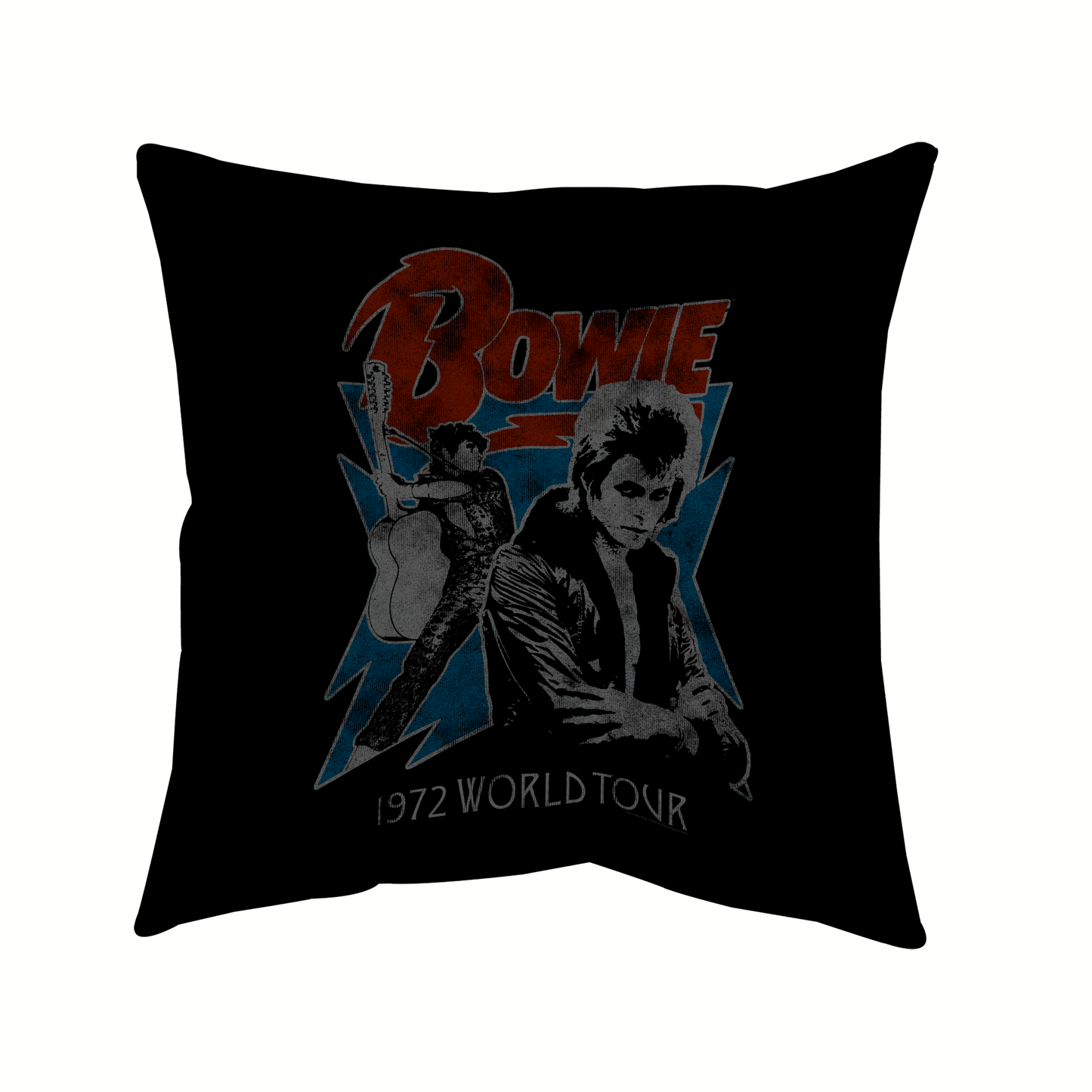 David Bowie Tour 72 Pillow