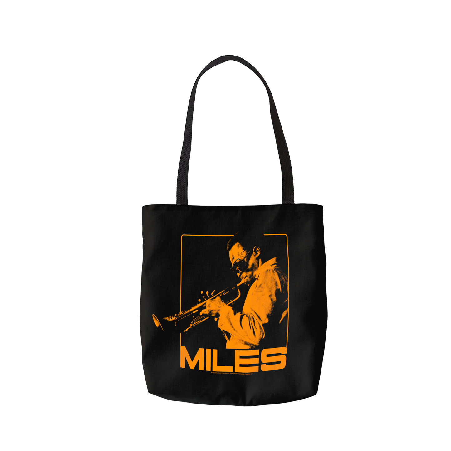 Miles Davis Orange Square and Miles Davis Orange Square with Tote Bag