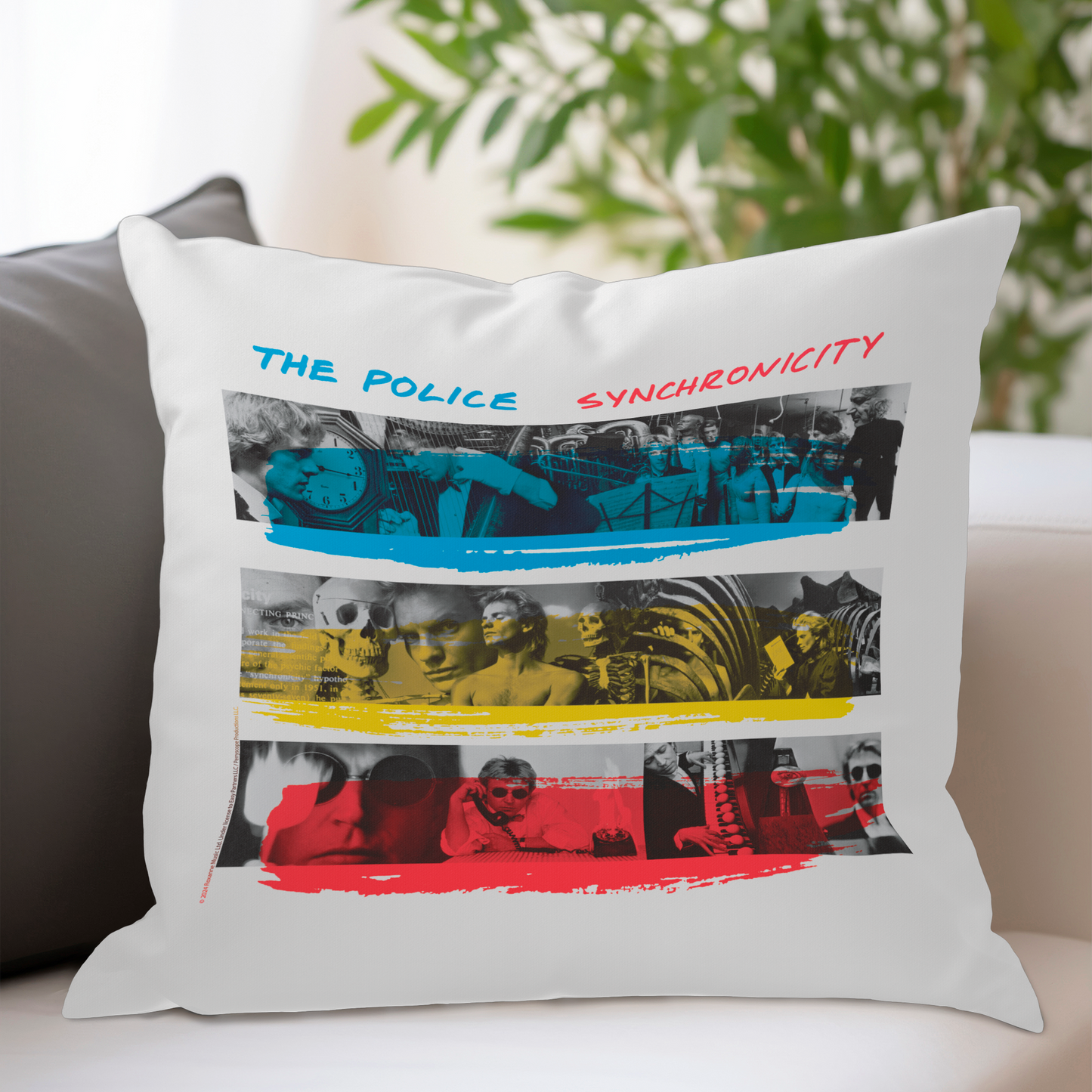 The Police Synchronicity and The Police Synchronicity with Pillow square