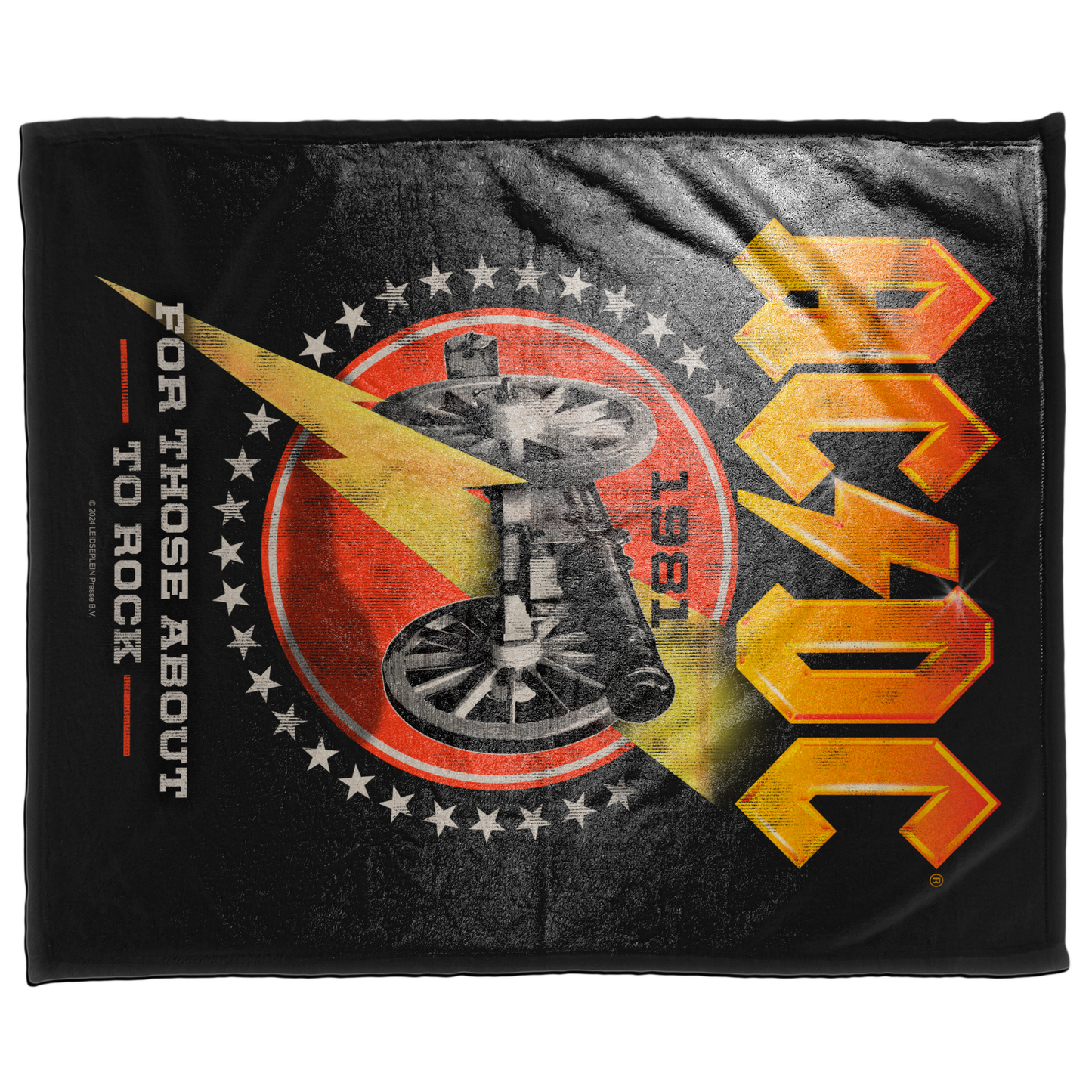 ACDC For Those About To Rock 1981 Fleece Blanket 50X60 Inches