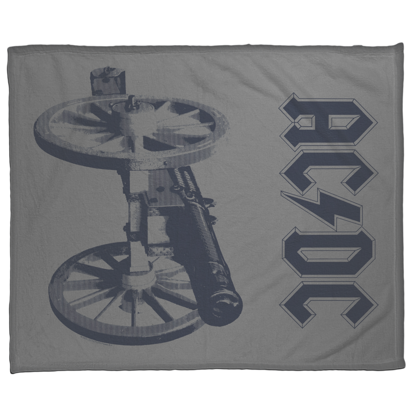 ACDC Cannon Tie Dye Fleece Blanket 50X60 Inches