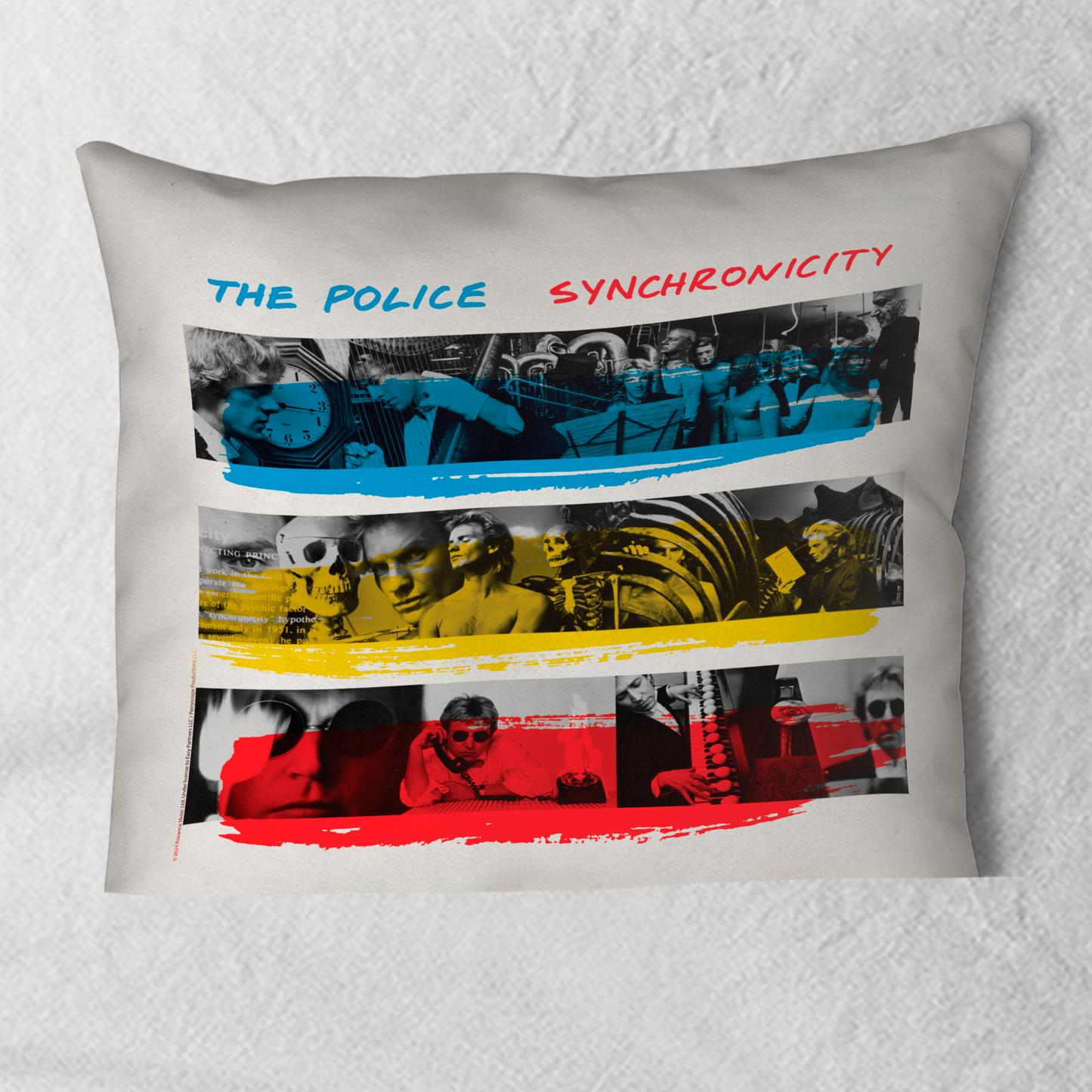 The Police Synchronicity and The Police Synchronicity with Pillow square