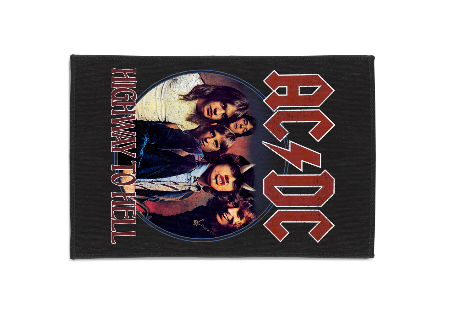 ACDC Highway To Hell Circle Area Rug