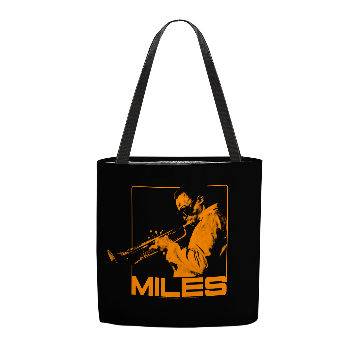 Miles Davis Orange Square and Miles Davis Orange Square with Tote Bag