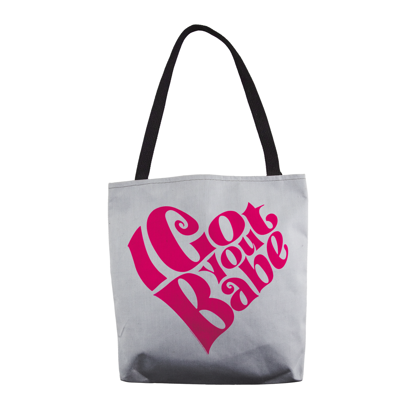 Sonny & Cher I Got You Babe White with Tote Bag