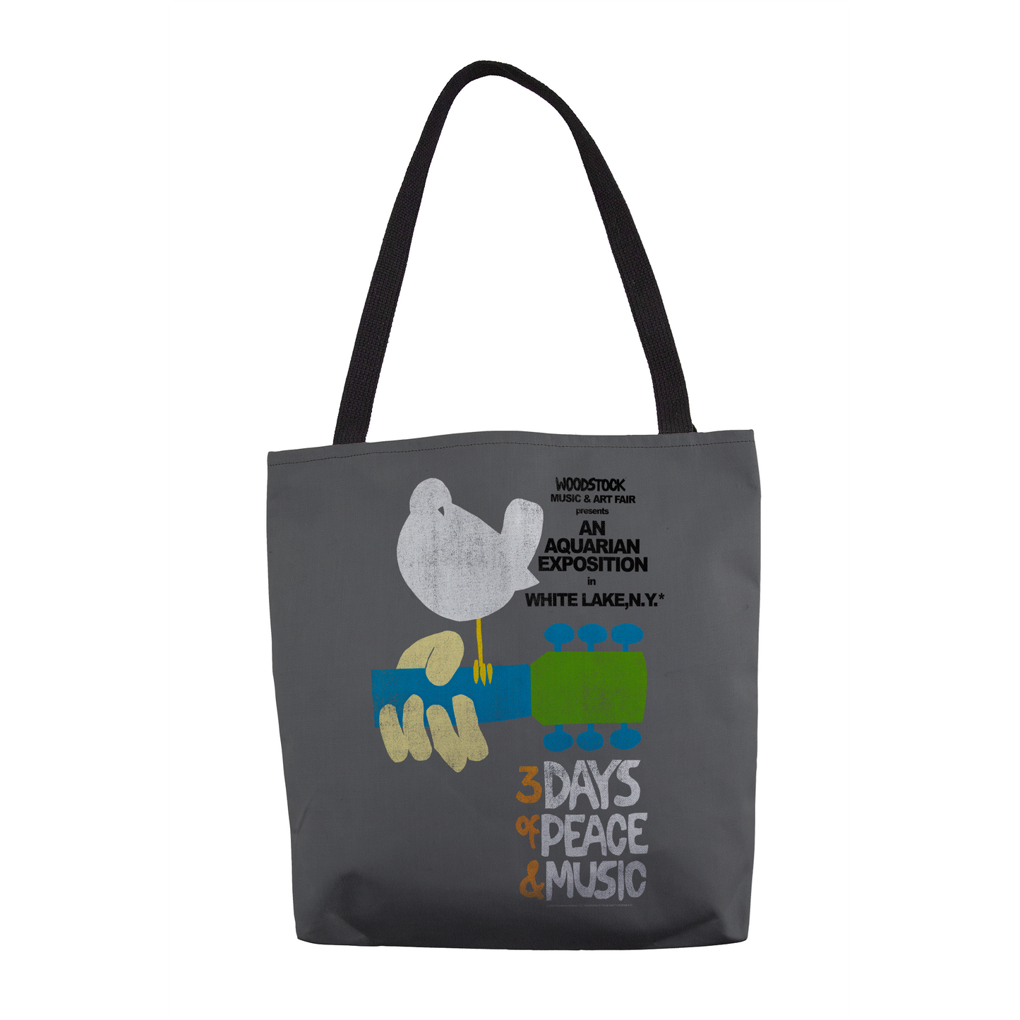 Woodstock Festival Poster and Woodstock Festival Poster with Tote Bag