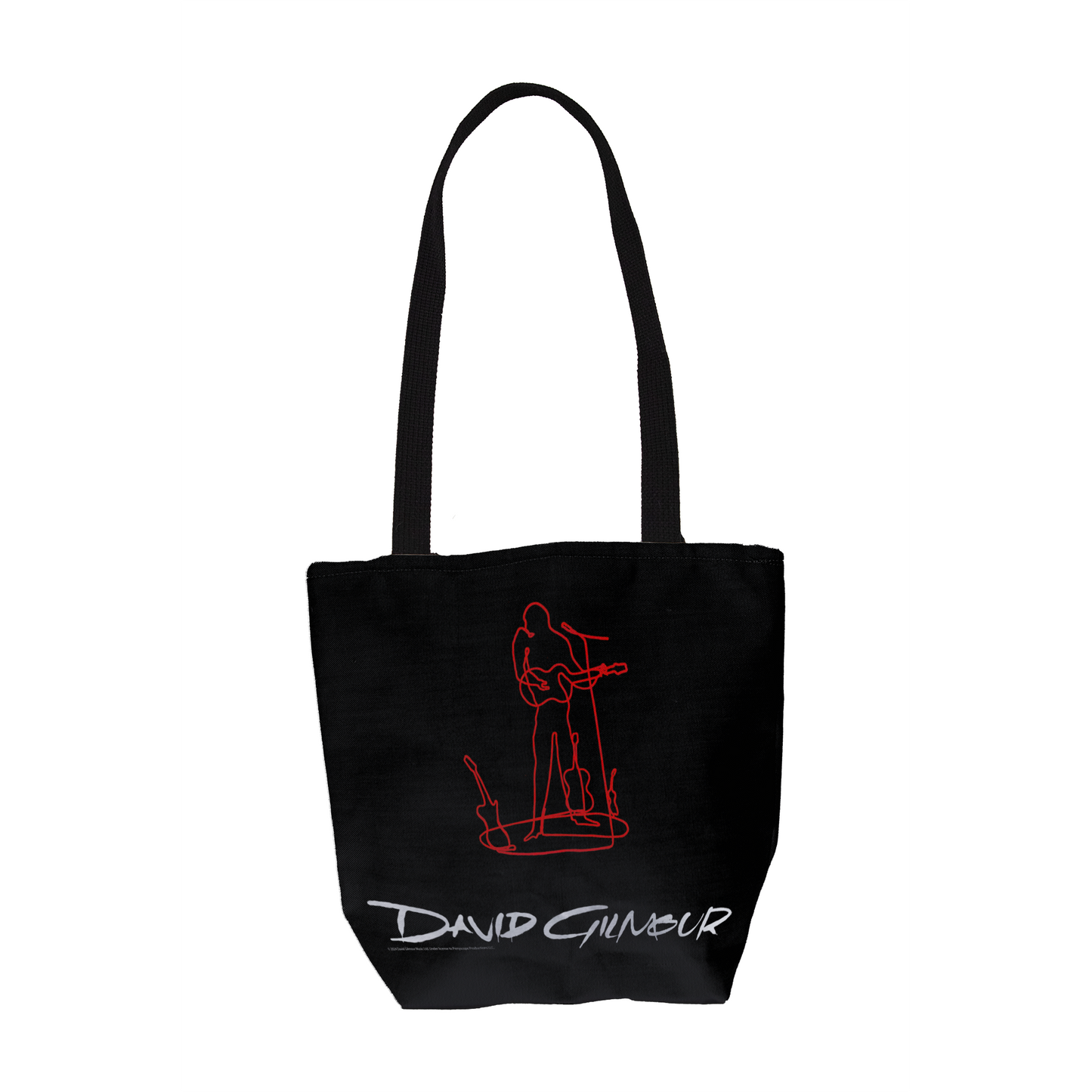 David Glimour Sketched Art White with Tote Bag