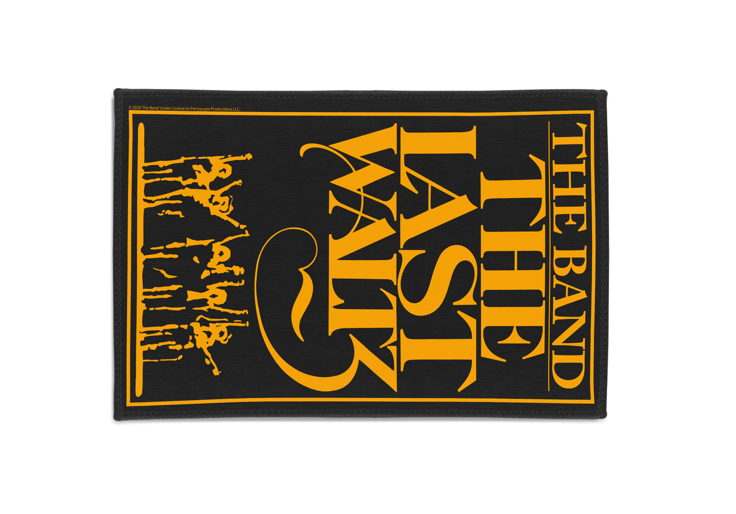 The Band The Last Waltz Yellow Print with Area Rug rectangular