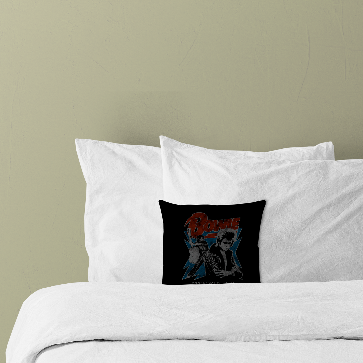 David Bowie Tour 72 Pillow