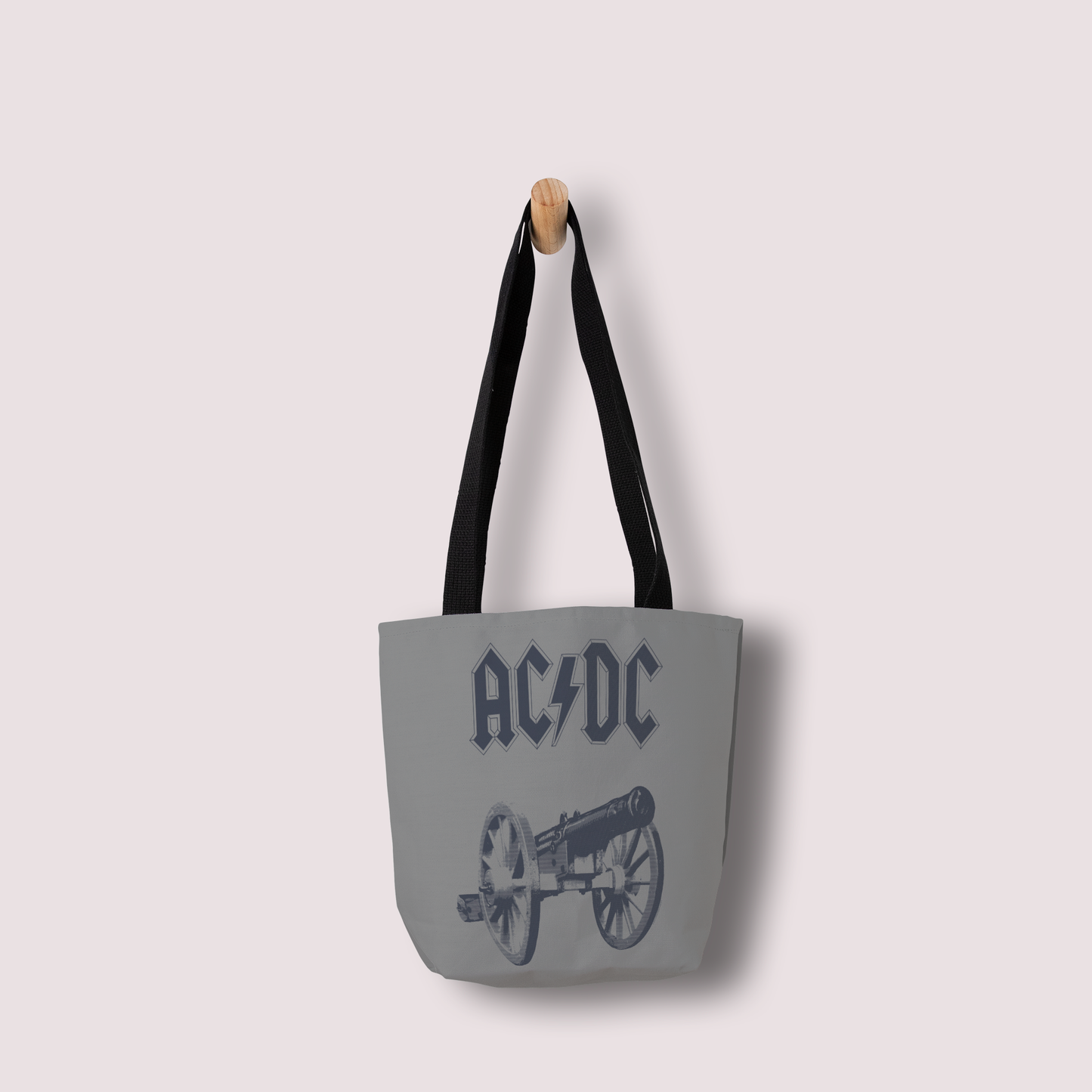 ACDC Cannon Tie Dye Tote Bag