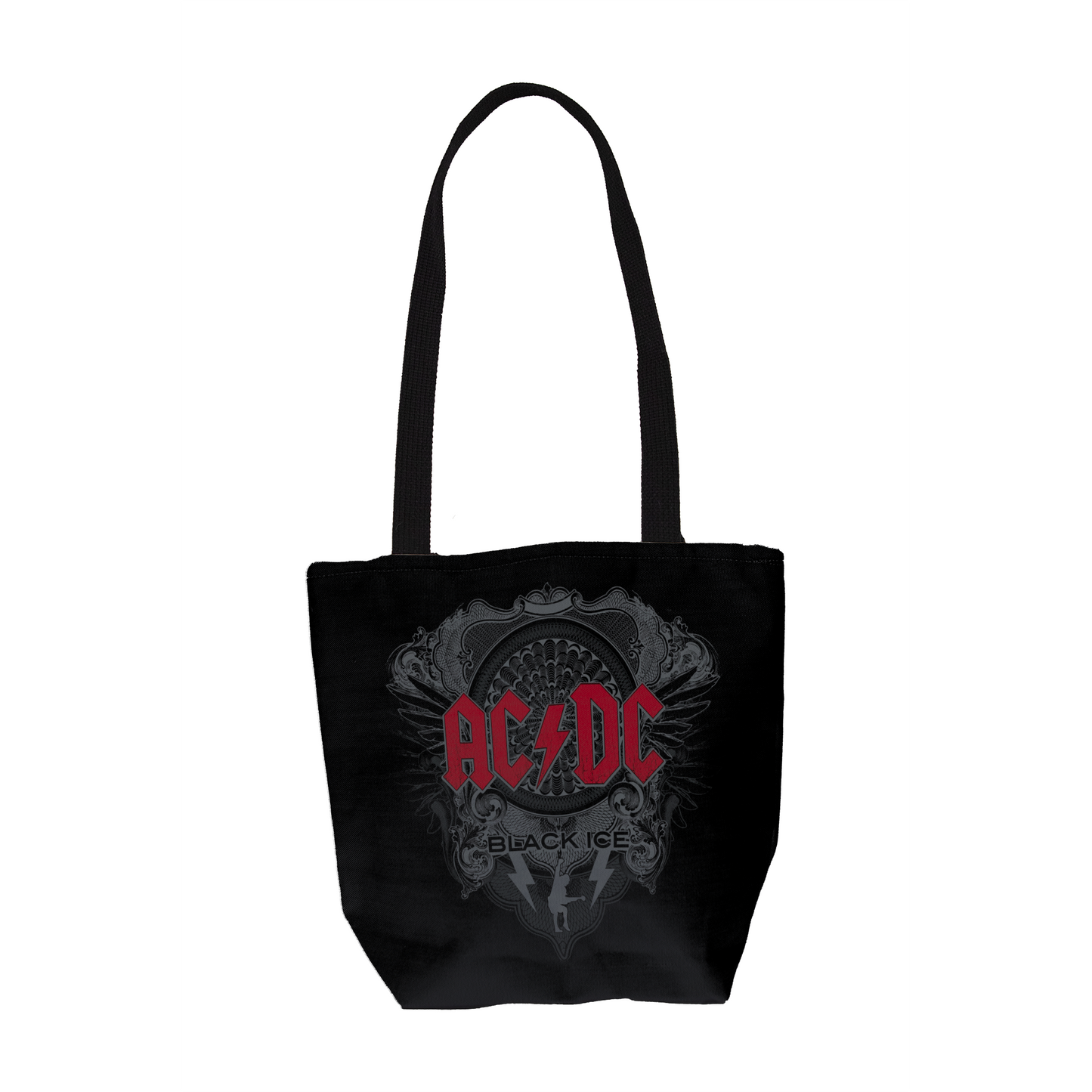 ACDC Black Ice with Red AOP and ACDC Black Ice with Red AOP with Tote Bag