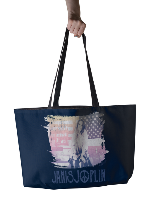 Janis Joplin Stove Flag and Stove Flag with Weekender Totebag