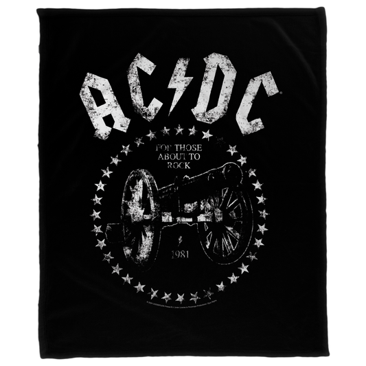 ACDC We Salute You Cannon Fleece Blanket