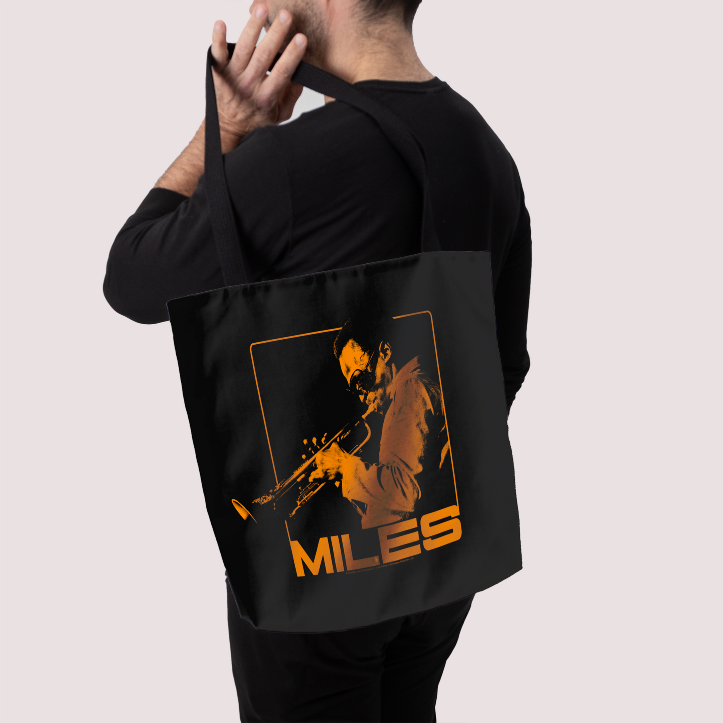 Miles Davis Orange Square and Miles Davis Orange Square with Tote Bag