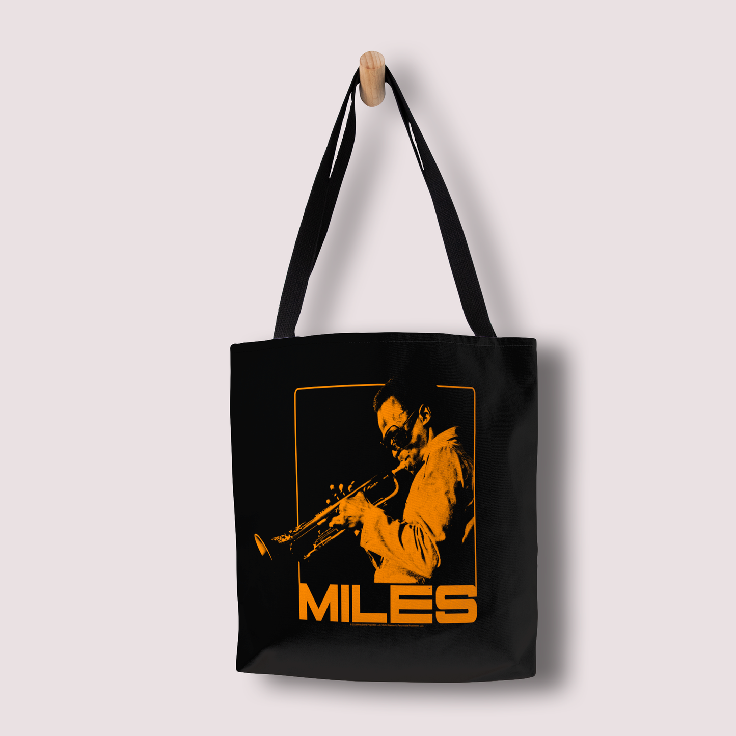 Miles Davis Orange Square and Miles Davis Orange Square with Tote Bag