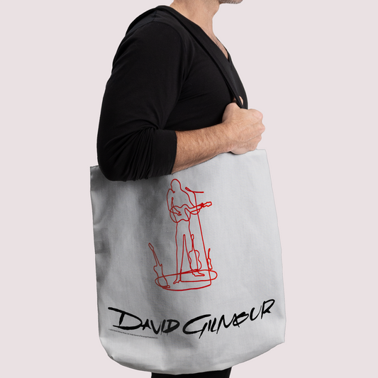 David Gilmour Line Art and David Gilmour Line Art with Tote Bag