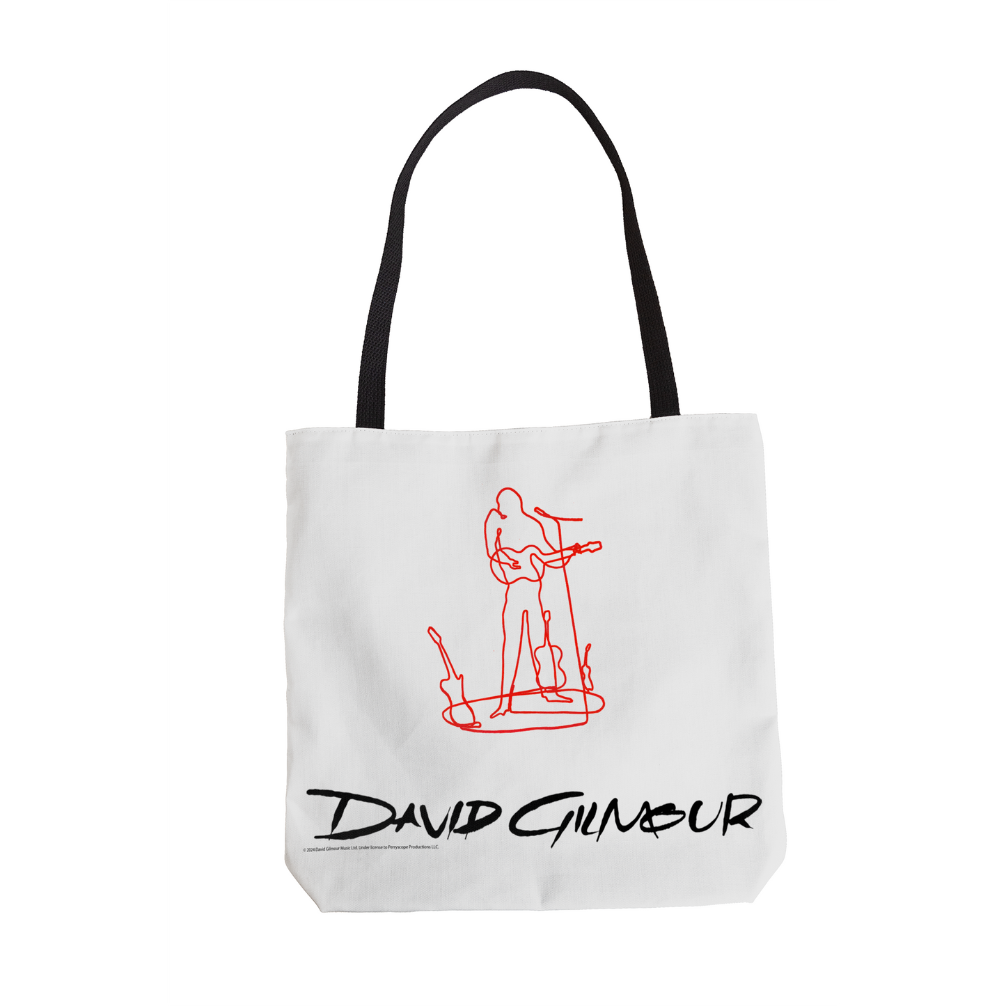 David Gilmour Line Art and David Gilmour Line Art with Tote Bag