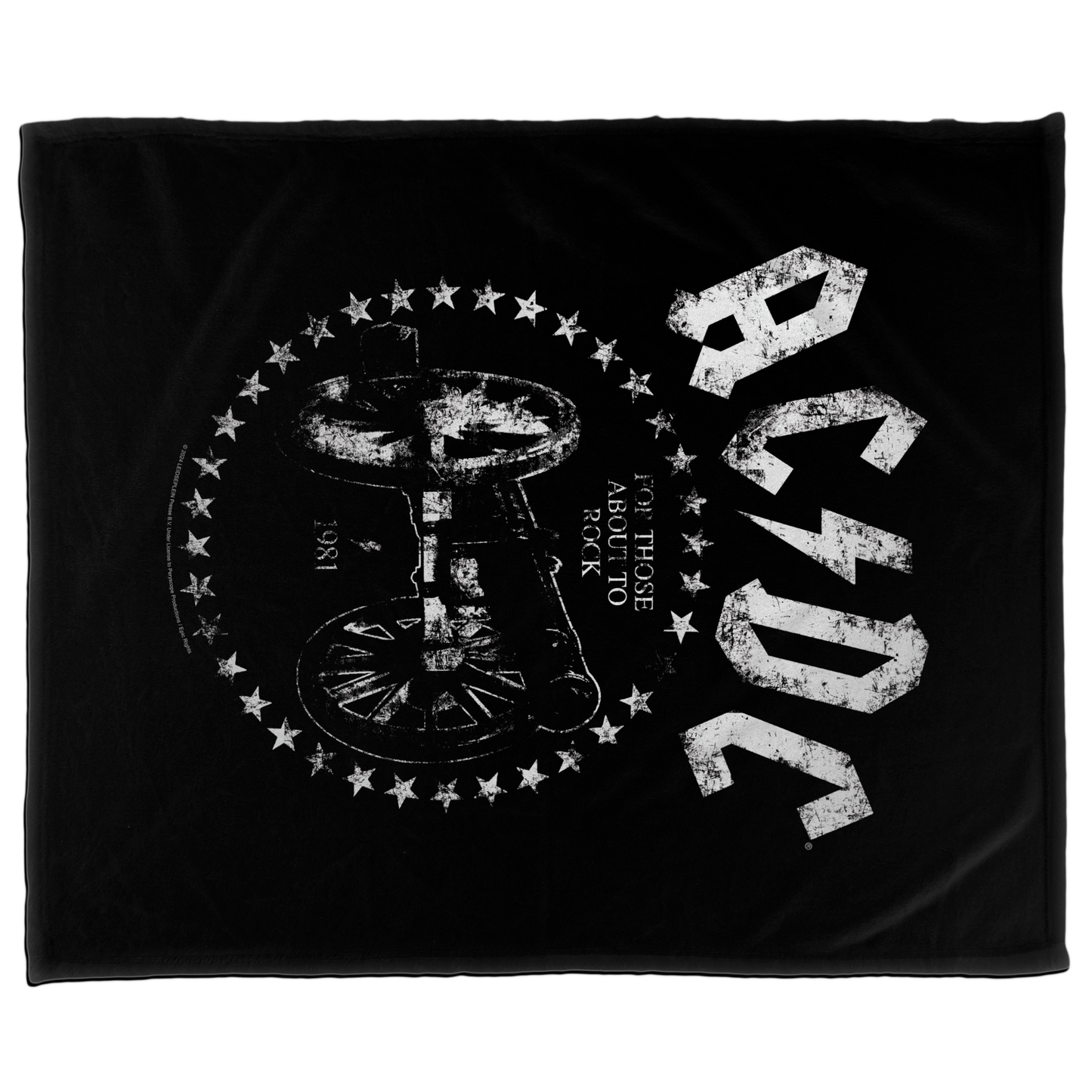 ACDC We Salute You Cannon Fleece Blanket