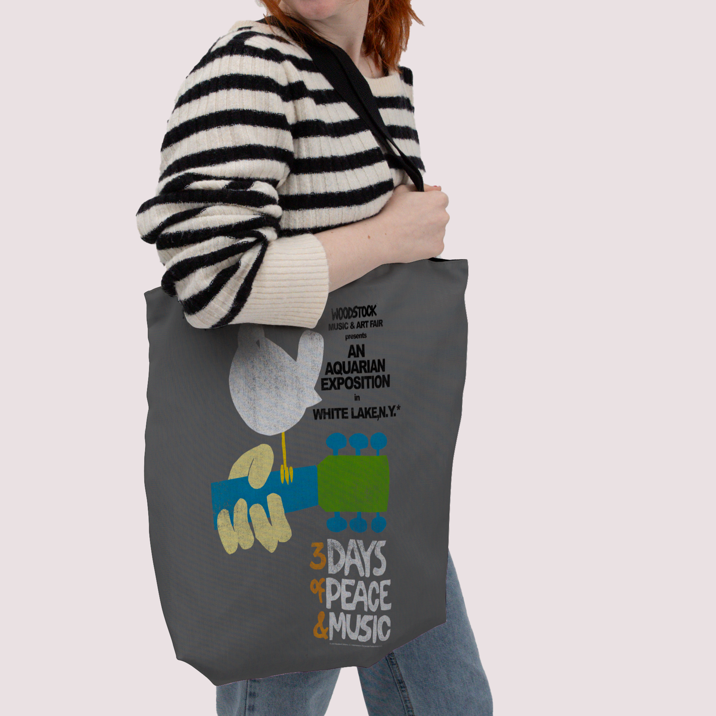 Woodstock Festival Poster and Woodstock Festival Poster with Tote Bag