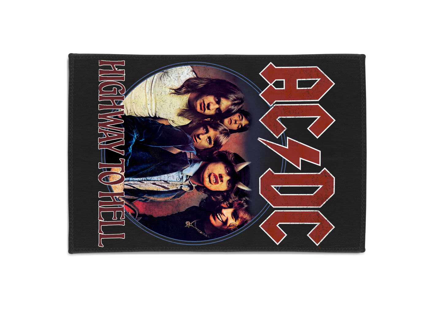 ACDC Highway To Hell Circle Area Rug