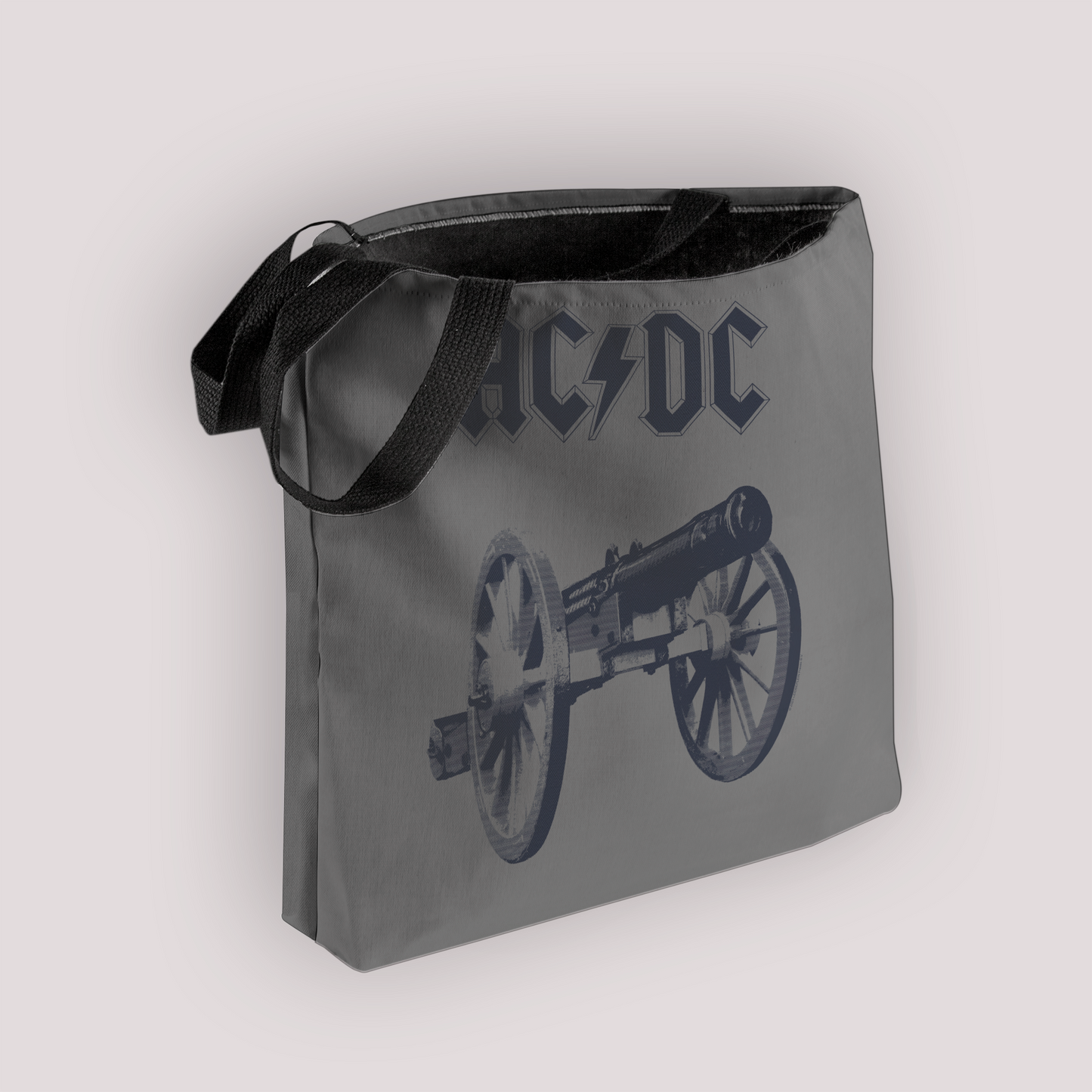 ACDC Cannon Tie Dye Tote Bag