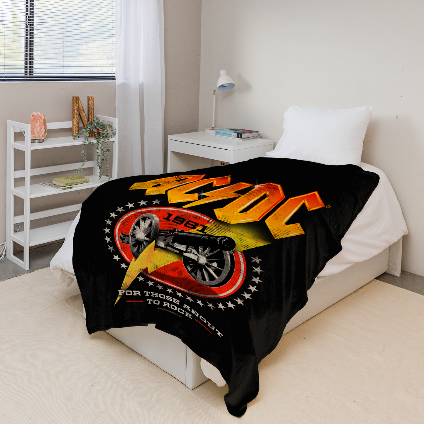 ACDC For Those About To Rock 1981 Fleece Blanket