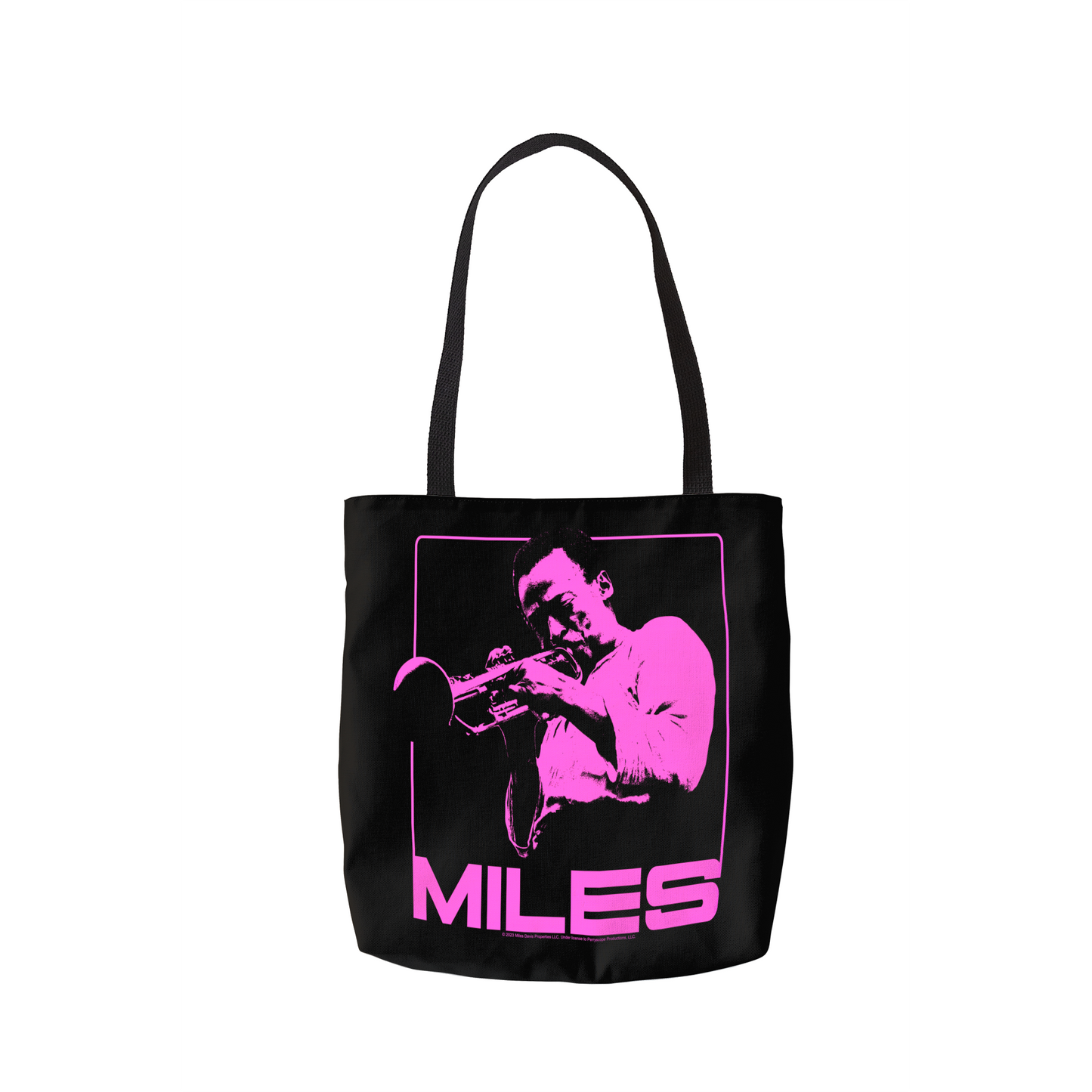 Miles Davis Pink Square and Miles Davis Pink Square with Tote Bag