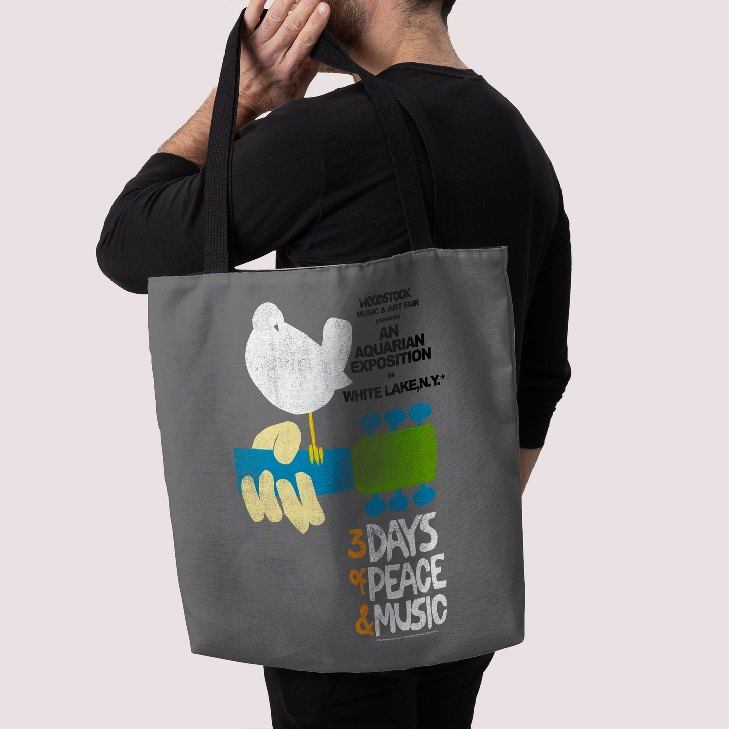 Woodstock Festival Poster and Woodstock Festival Poster with Tote Bag