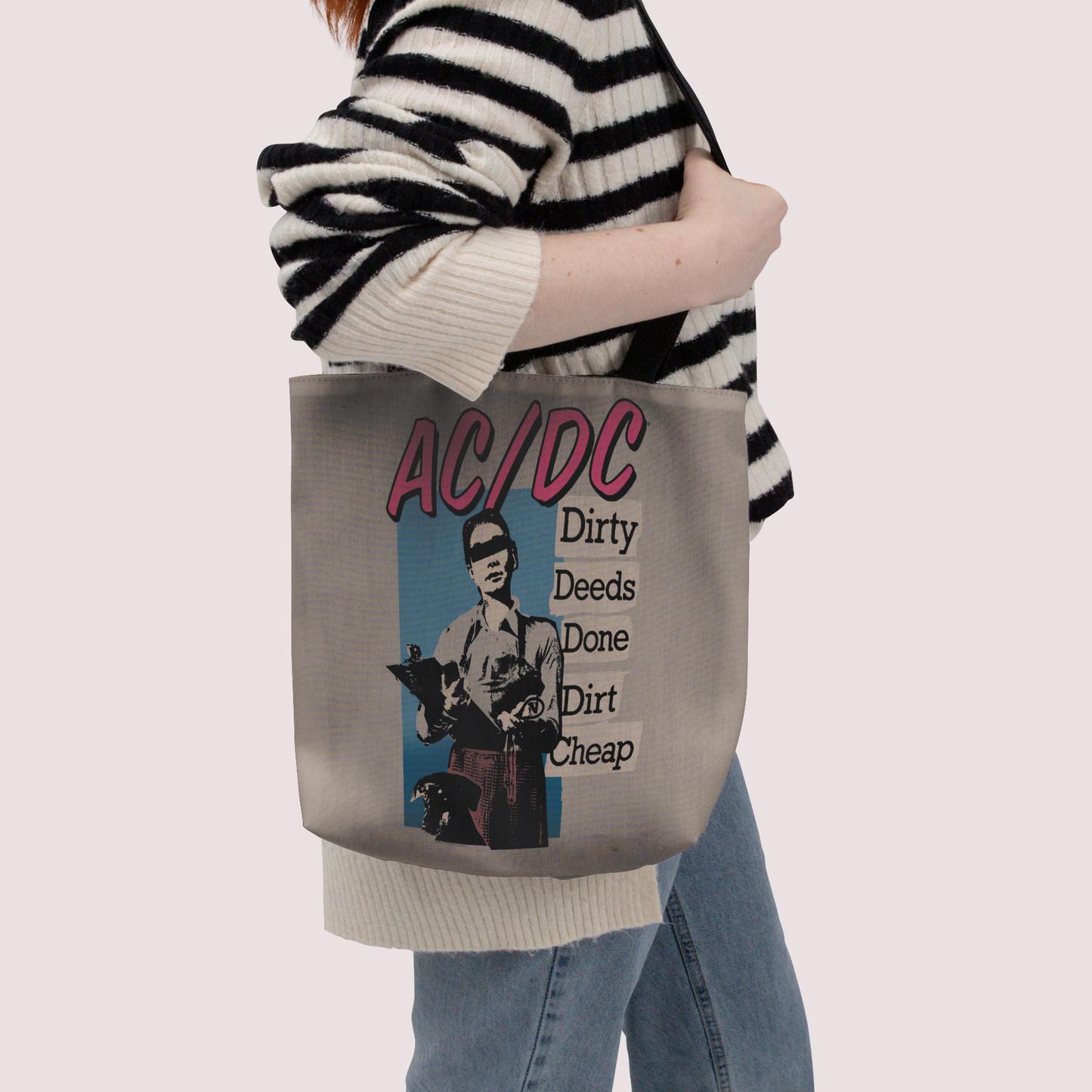 ACDC Dirty Deeds Done Dirt Cheap Tote Bag