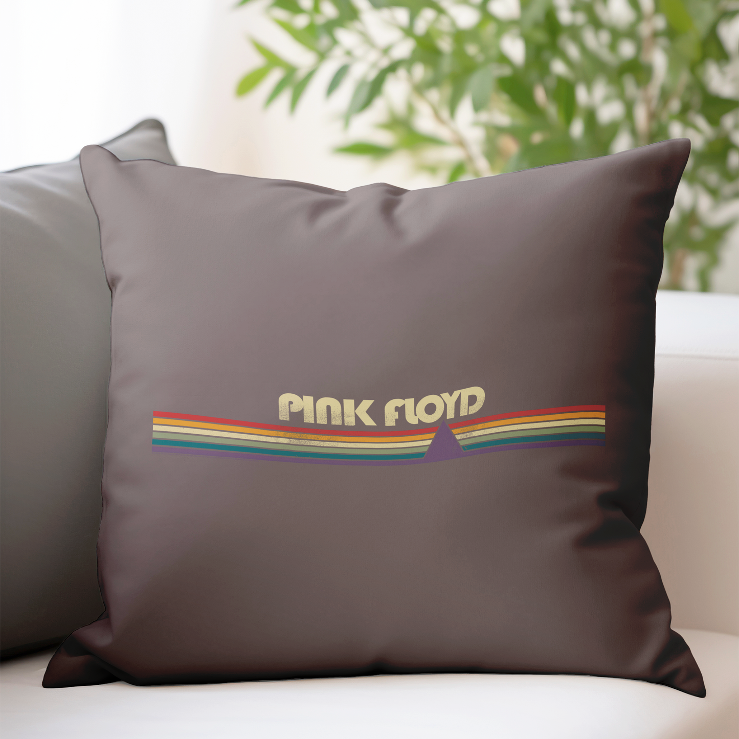 Pink Floyd Prism Retro Stripes Pillow