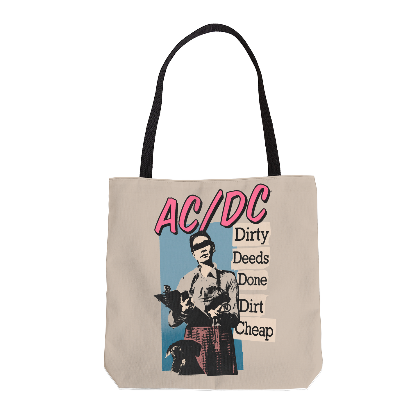 ACDC Dirty Deeds Done Dirt Cheap Tote Bag