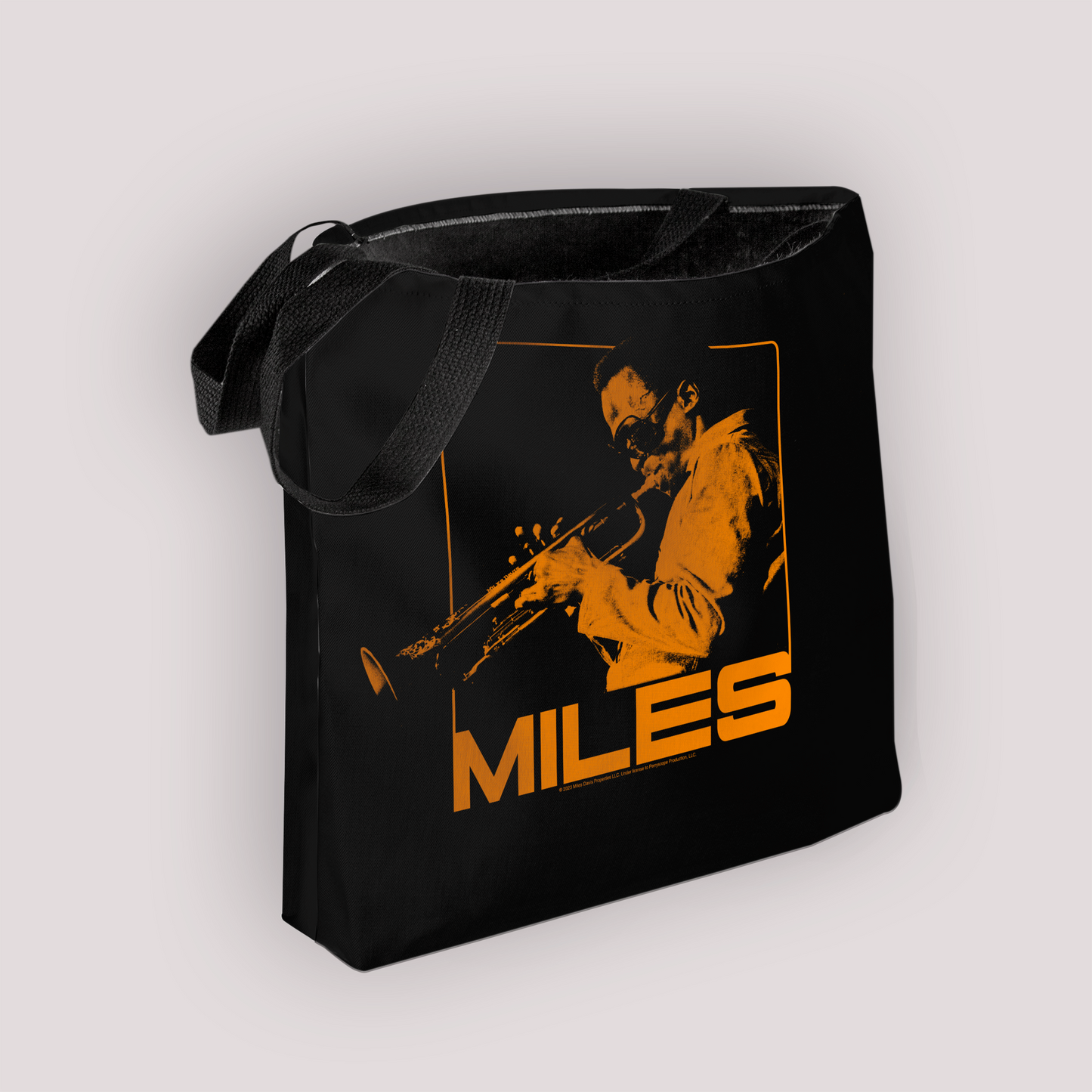 Miles Davis Orange Square and Miles Davis Orange Square with Tote Bag