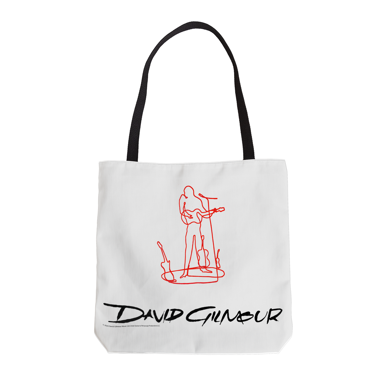 David Gilmour Line Art and David Gilmour Line Art with Tote Bag