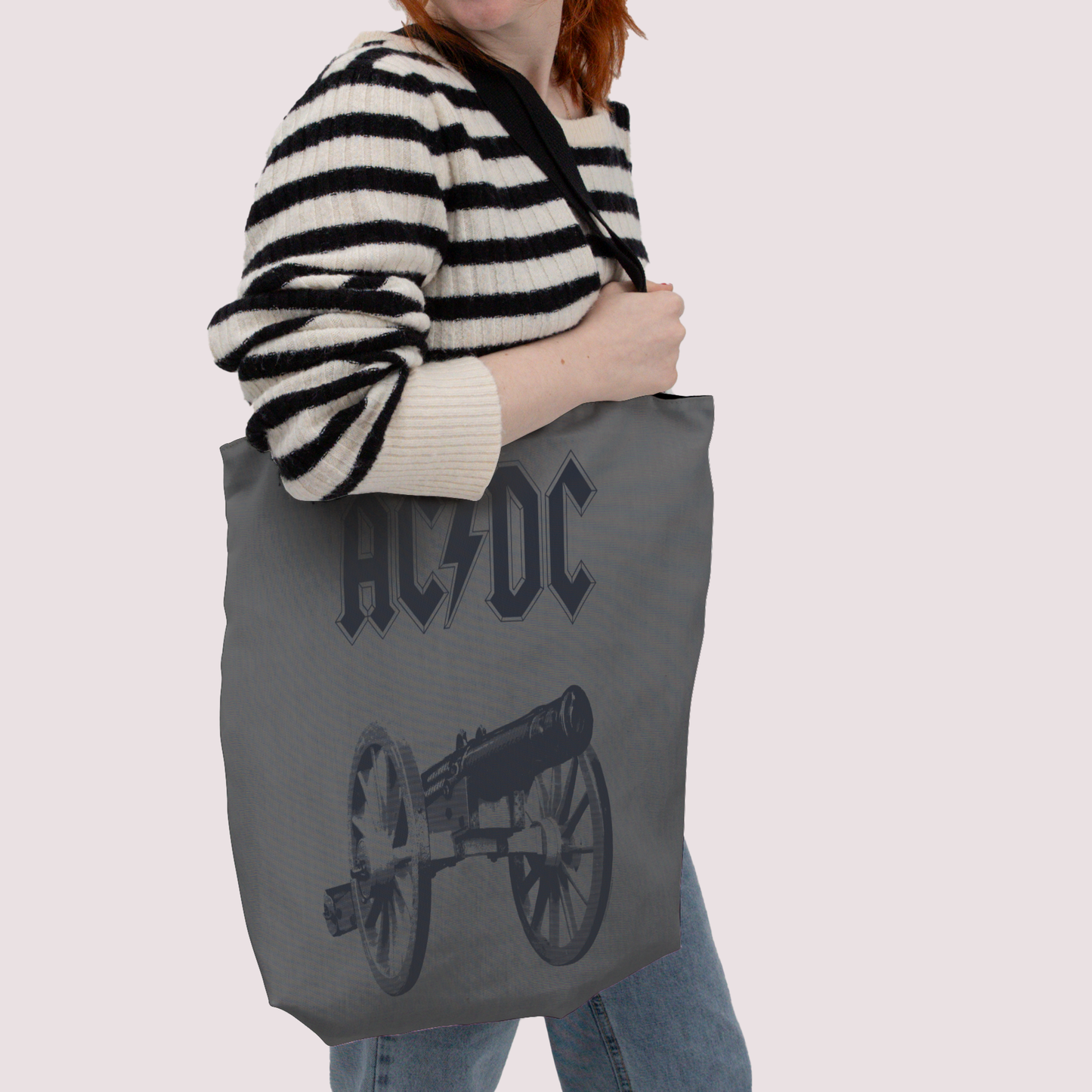 ACDC Cannon Tie Dye Tote Bag