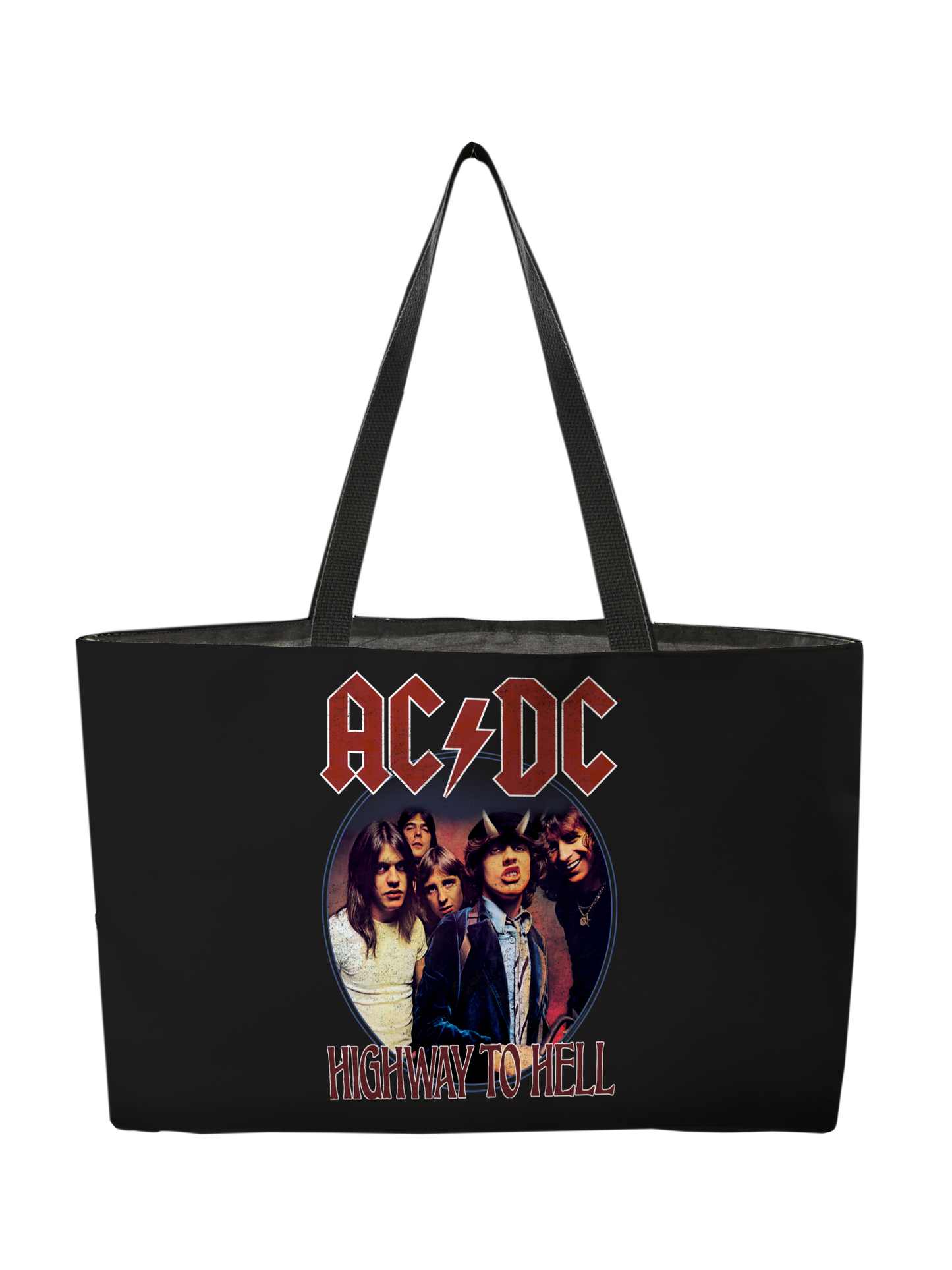 ACDC Highway To Hell Circle Weekender Totebag