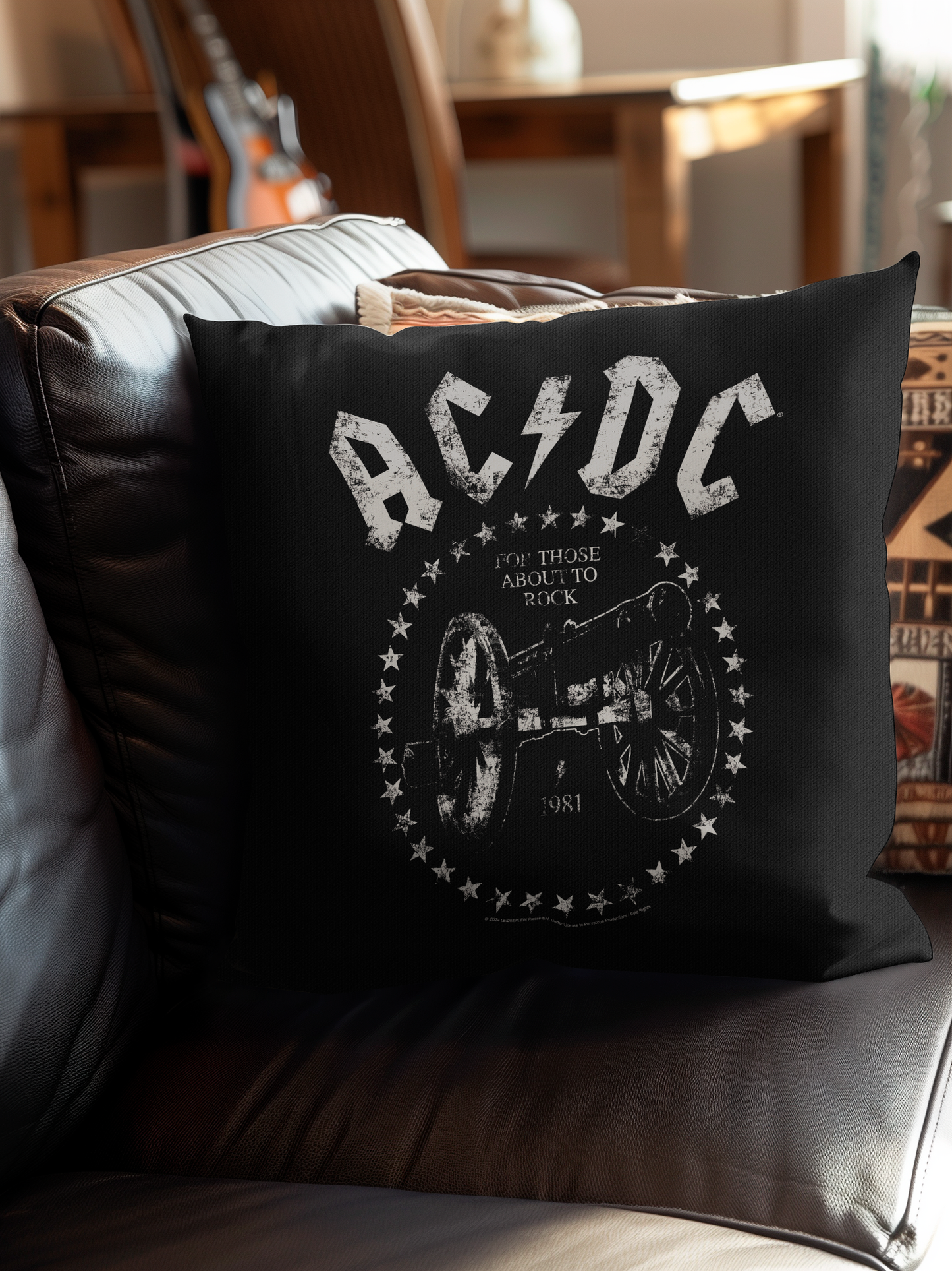 ACDC We Salute You Cannon Pillow