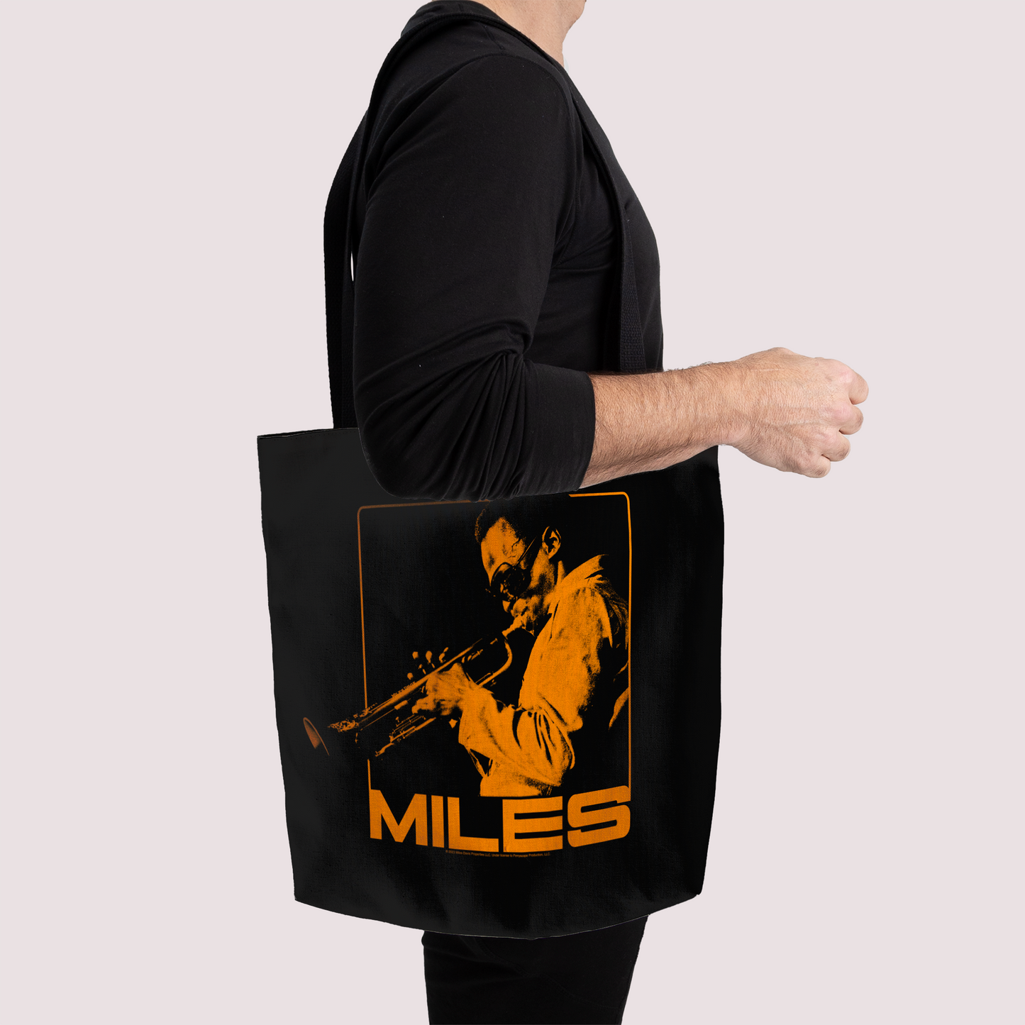 Miles Davis Orange Square and Miles Davis Orange Square with Tote Bag