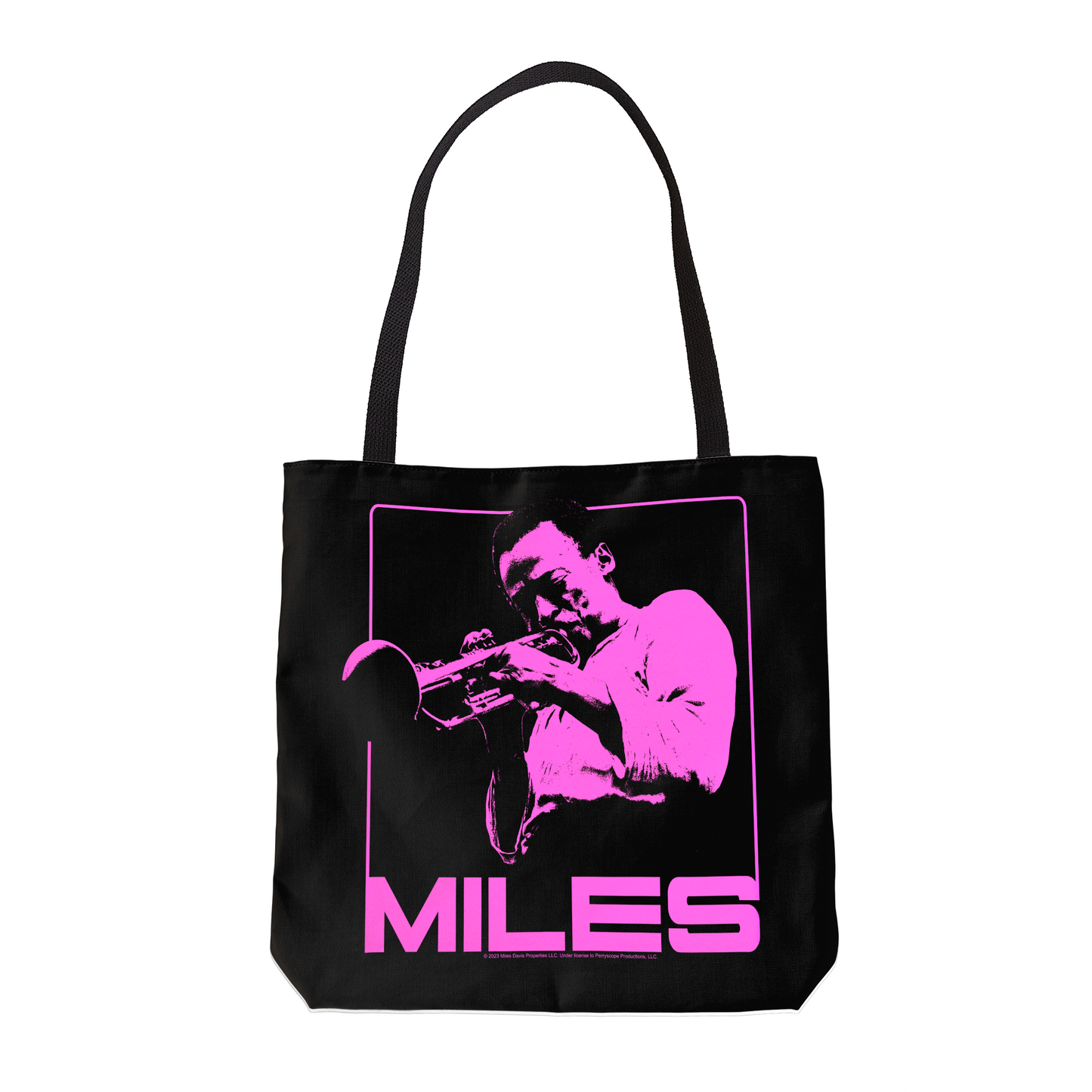 Miles Davis Pink Square and Miles Davis Pink Square with Tote Bag