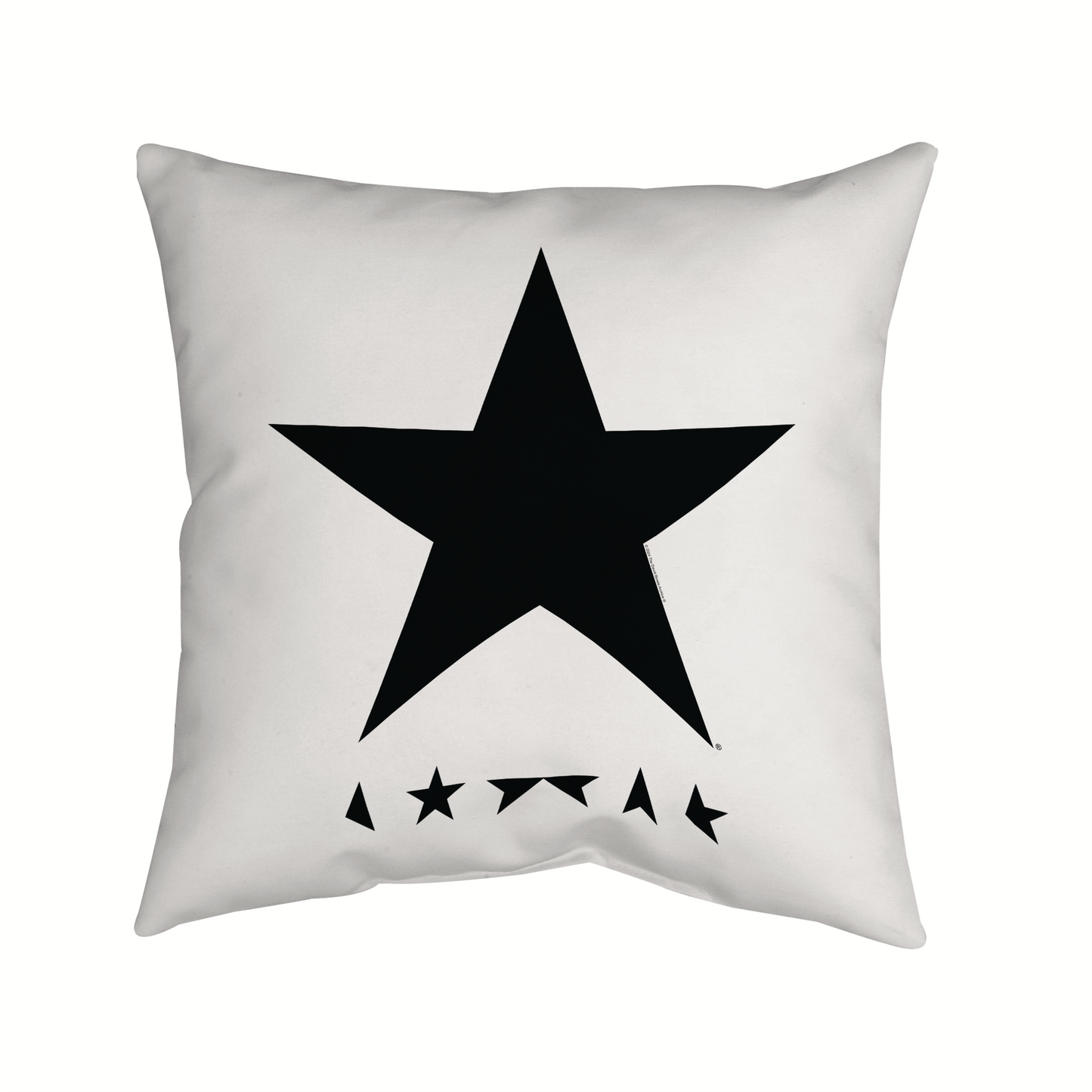 David Bowie Star Logo Pillow