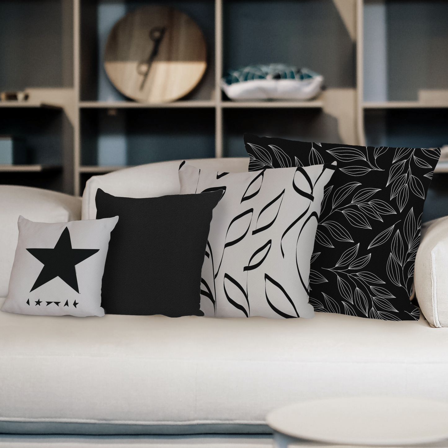 David Bowie Star Logo Pillow