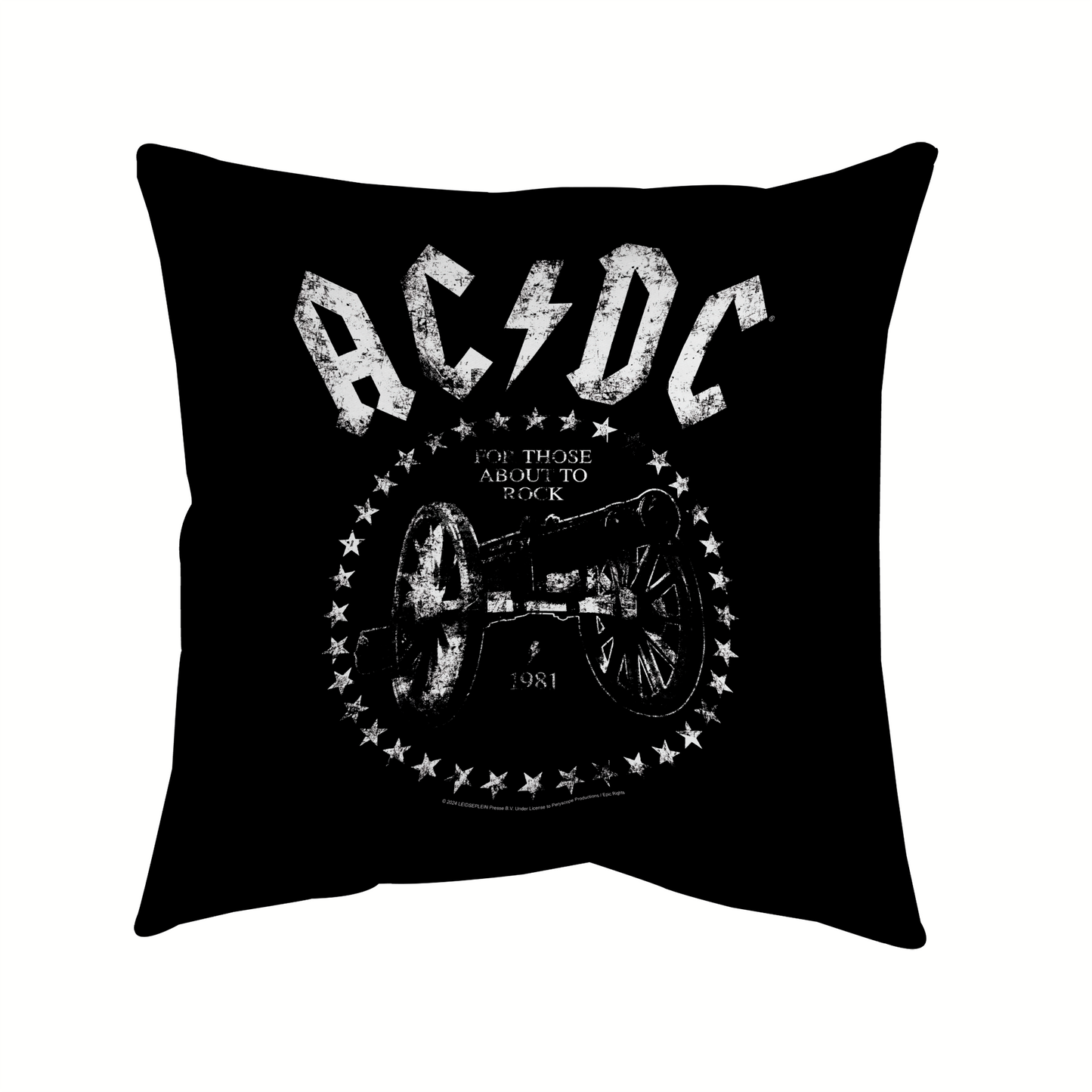 ACDC We Salute You Cannon Pillow