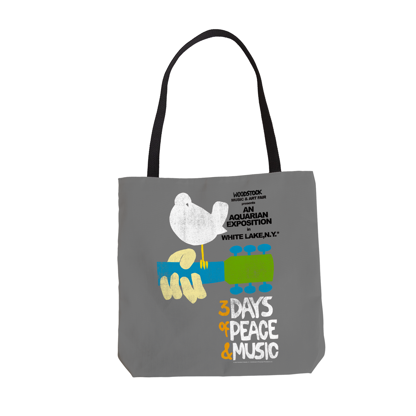 Woodstock Festival Poster and Woodstock Festival Poster with Tote Bag